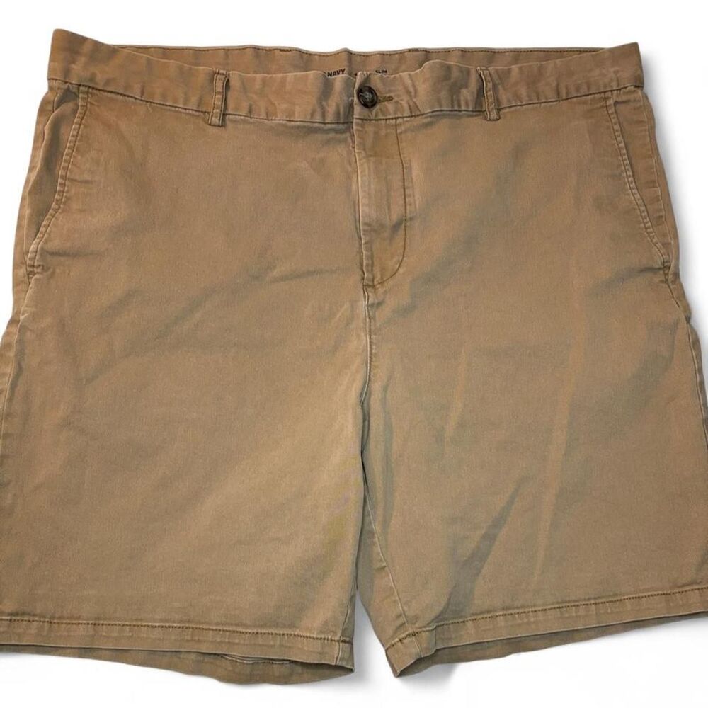 Old Navy Old Money Preppy Chino Shorts Size 44 Brown Khaki 9” Inseam